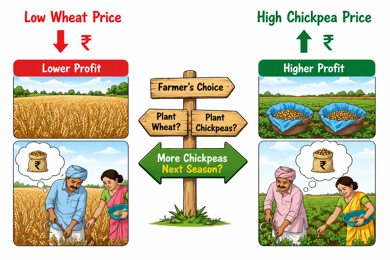 Prices affecting farmer's supply